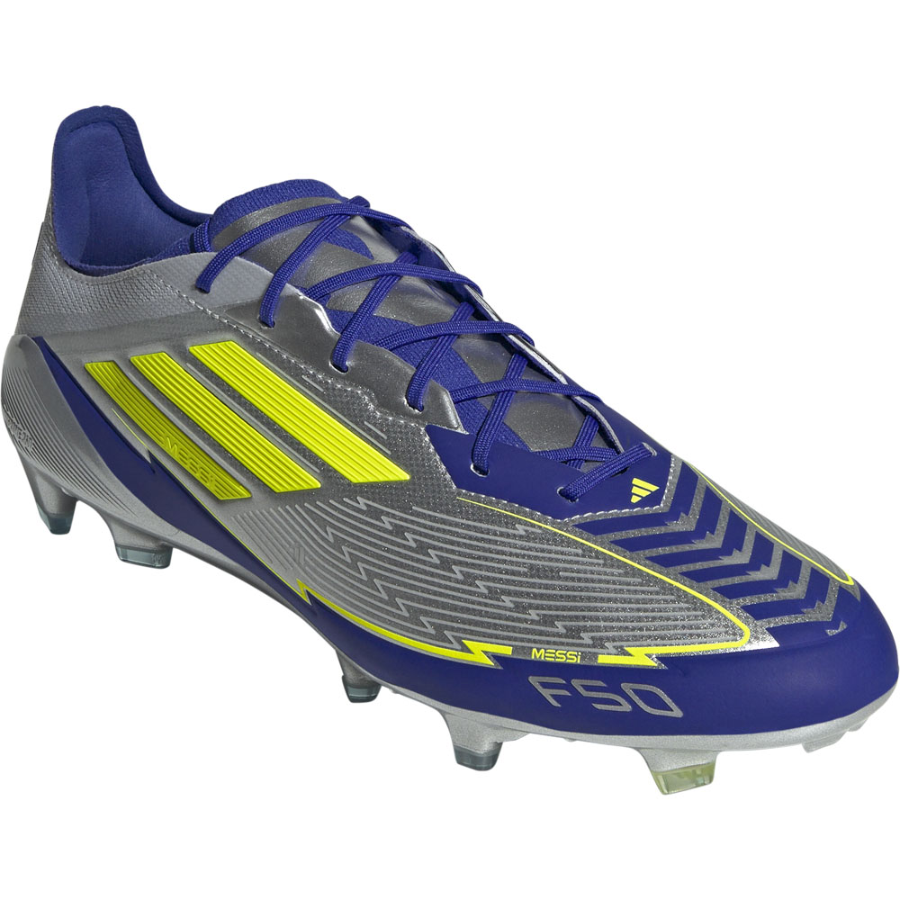adidas F50 Elite Messi FG - silver/solar yellow/lucid blue