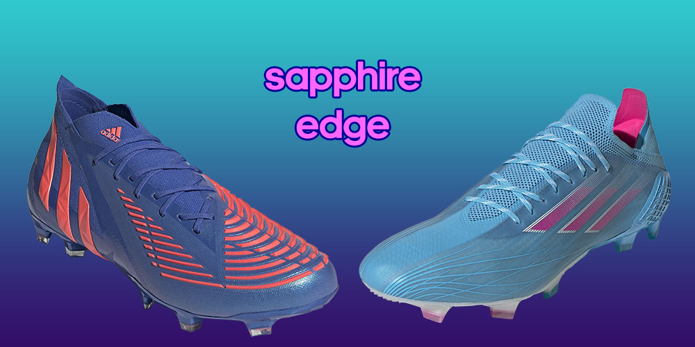 adidas Sapphire Edge pack of footwear at Soccer Center