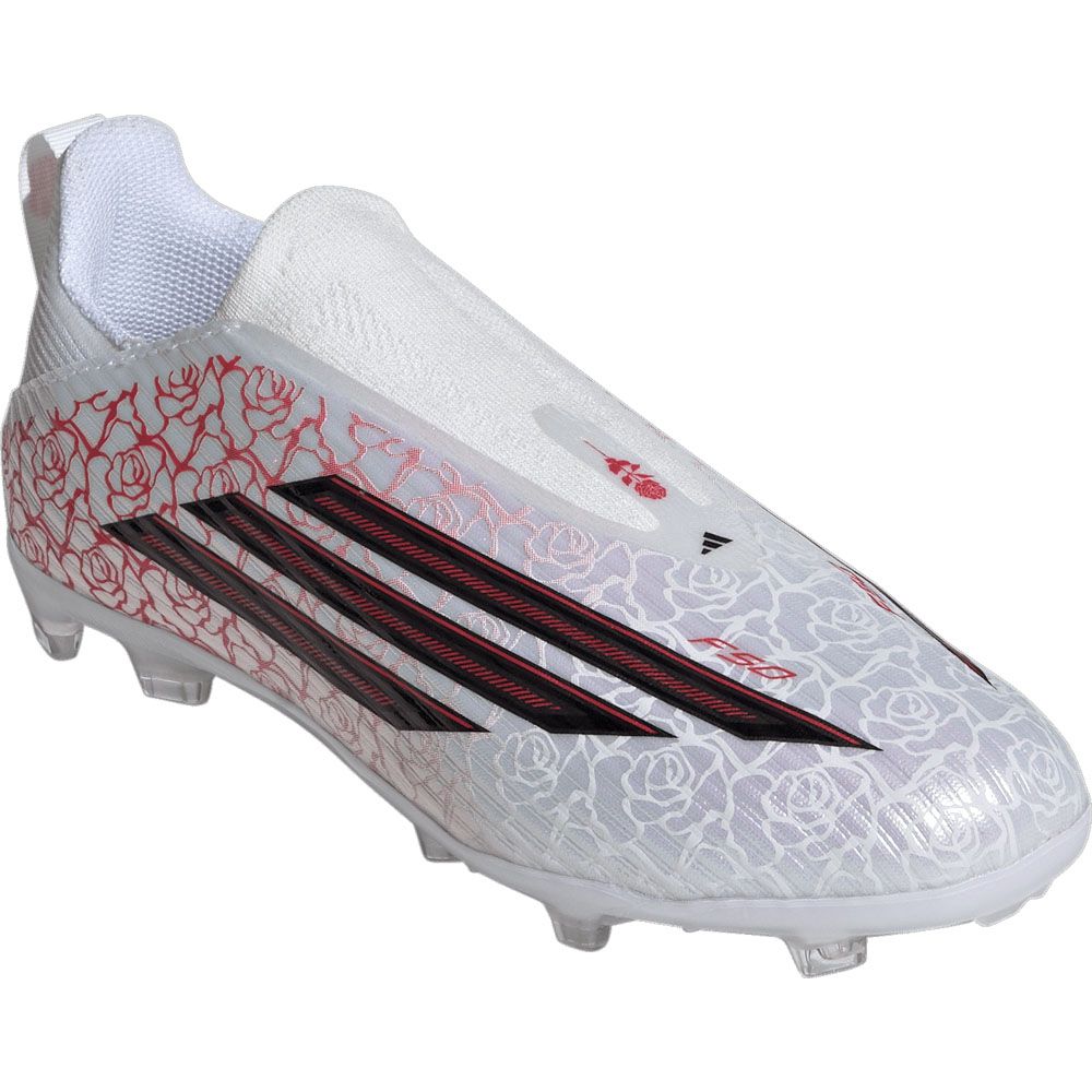adidas F50 League Lamine Yamal LL FG Jr - white/black/lucid red