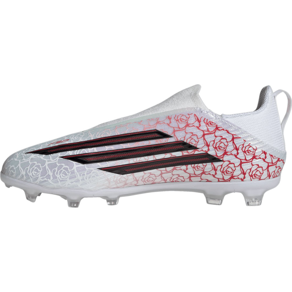 adidas F50 League Lamine Yamal LL FG Jr - white/black/lucid red