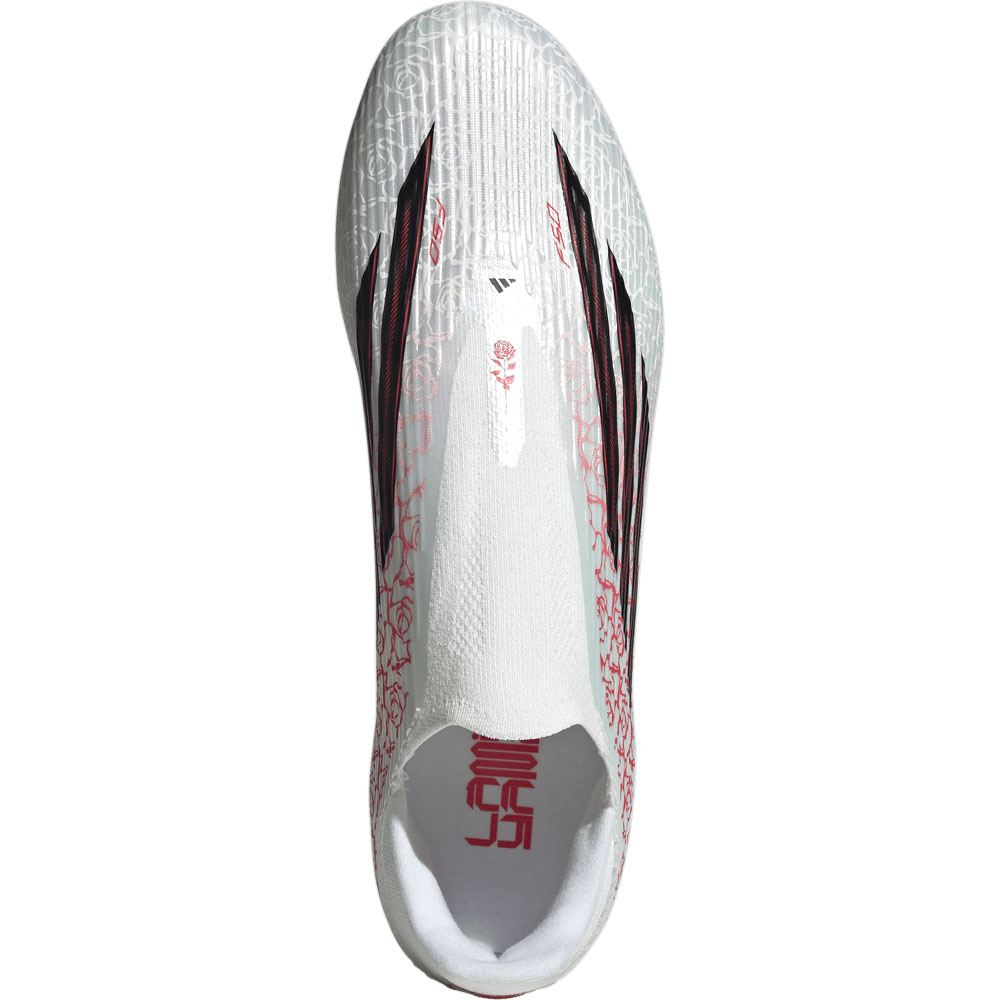 adidas F50 League Lamine Yamal LL FG - white/black/lucid red