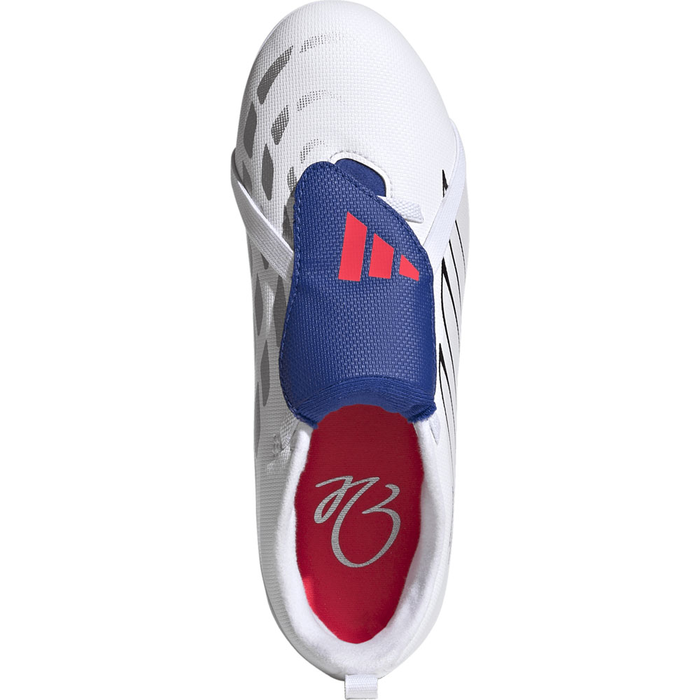adidas Predator Club FT EL FG Jr - white/royal blue | Soccer Center