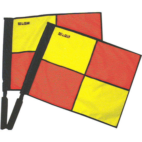 Deluxe linesman's swivel flags 