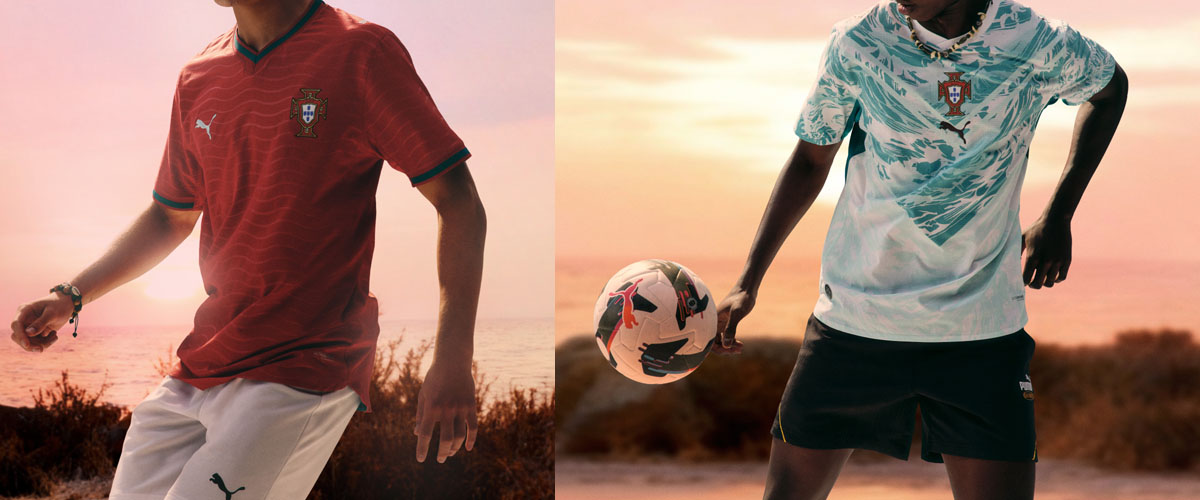 Puma Portugal home and away jerseys now at Soccer Center